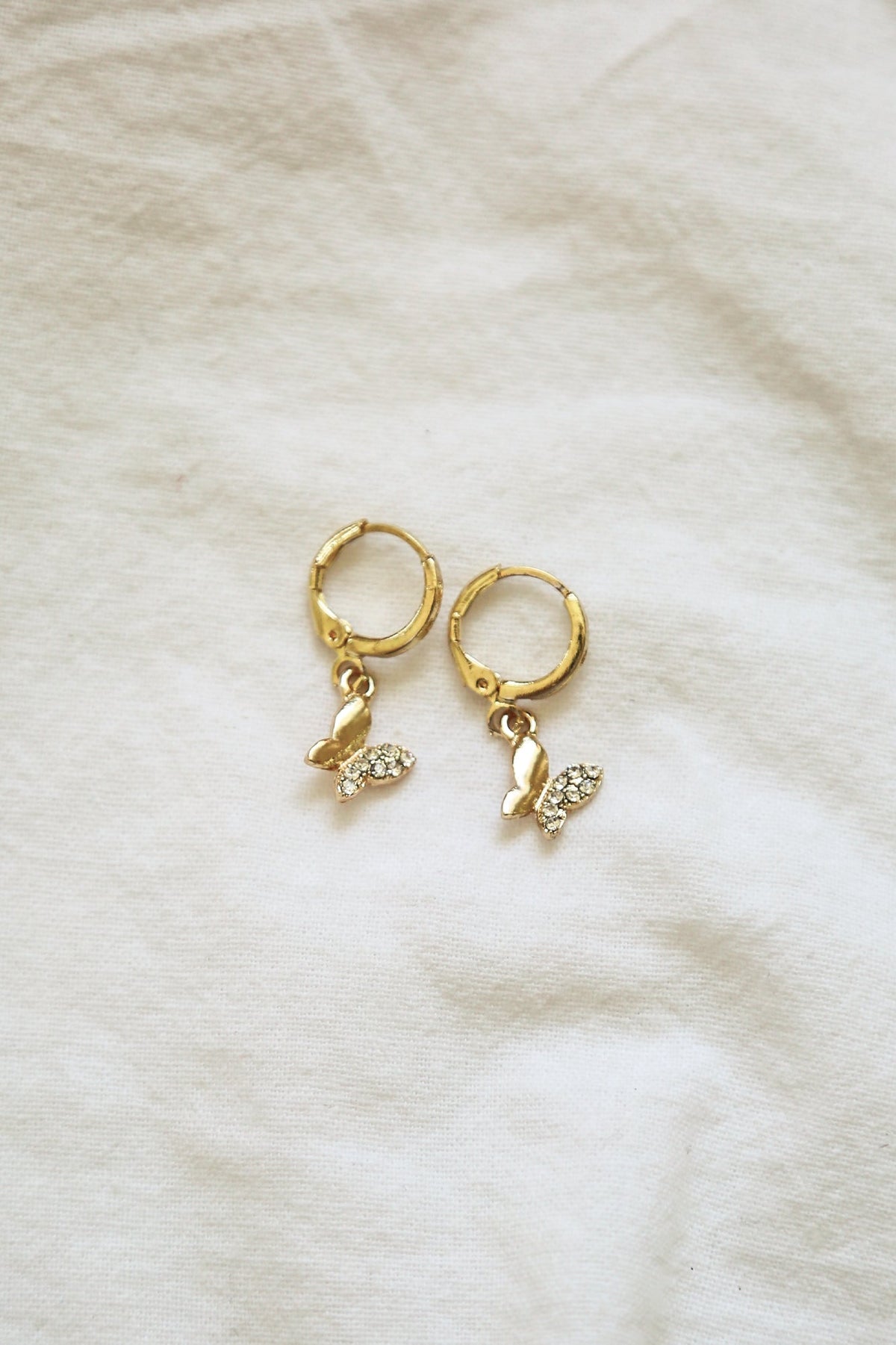 Itsy Bitsy Butterfly Earring Gold