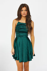 Hidden Lover Dress Forest Green