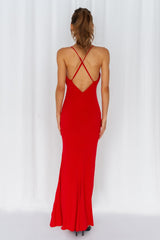 Words Of Warning Maxi Dress Red