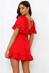 Getting Attached Dress Red