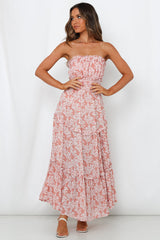 Love My Tequila Sunrises Maxi Dress Blush