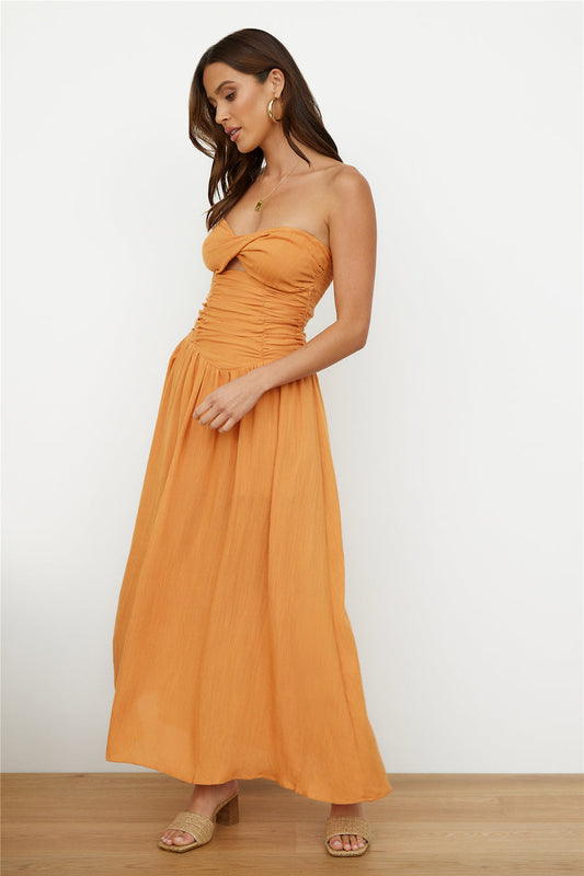 Bloody Mary Maxi Dress Orange