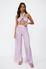 Set Heart Pants Lilac