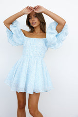 Flirty and Fun Dress Blue