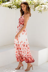 Art Market Maxi Dress Red