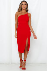 HELLO MOLLY Taking It Back Dress Red