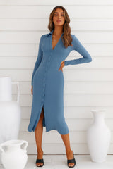 Polo Fantasies Maxi Dress Blue