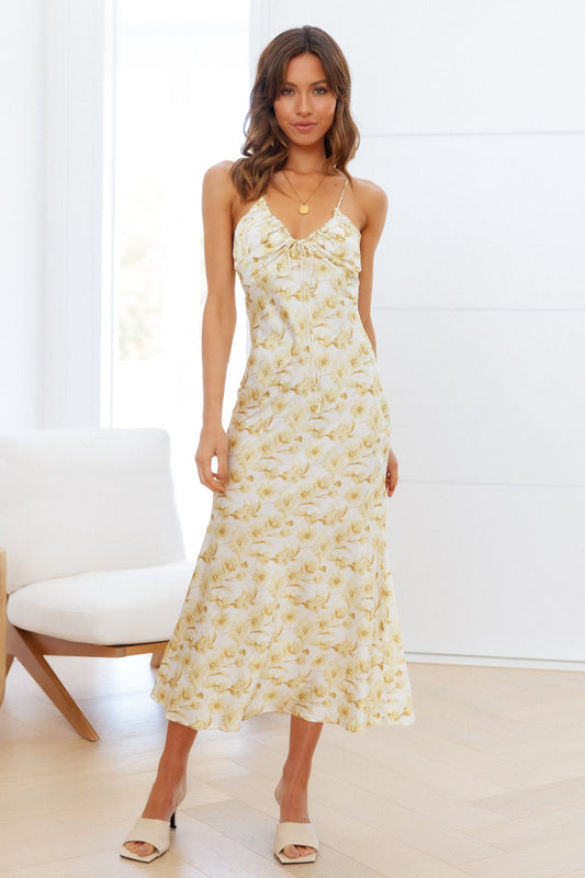 Flowery Wonderland Midi Dress